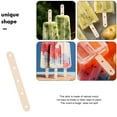 thumbnail image 6 of MLINS Wood Craft Sticks with Holes for DIY Projects and Treats 100pcs Beige Color Durable Wooden Popsicle Sticks, 6 of 7