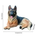 thumbnail image 5 of German Shepherd Collectible Figurine Resins Small Miniature Statue for Landscape, 5 of 8