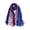 Z1 Dark Purple, variant on Scarf for Women Men Soft Sunshade Large Casual Chiffon Shawl Printed Beach Play Sunscreen Silk Scarf for Independence Day Red