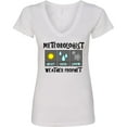 thumbnail image 3 of Inktastic Meteorologist Weather Prophet Women's V-Neck T-Shirt, 3 of 5