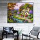 thumbnail image 4 of Bosque casa paisaje pintura de diamantes de imitación paisaje cristal punto de cruz decoración del hogar imagen de diamante Sweethay JJ14138-03, 4 of 6