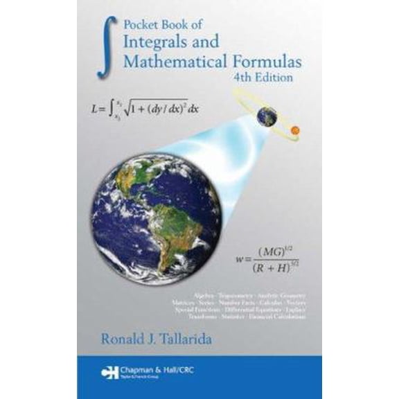 Pre-Owned Pocket Book of Integrals and Mathematical Formulas, 4th Edition (Advances in Applied Mathematics) (Paperback) 1420063049 9781420063042