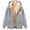 Gray, variant on Aboser Yes,I'm Always Cold Fleece Hoodies for Women Thermal Sherpa Lined Jackets Casual Zip Up Hooded Jacket Thick Long Sleeve Sweatshirt Coats with Pockets