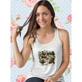 thumbnail image 2 of Tomato Plant Racerback Tank Women -Fab Funky Designs, Female x-Small, 2 of 4
