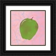thumbnail image 1 of Lee, Judson 26x26 Black Ornate Wood Framed with Double Matting Museum Art Print Titled - Green Apple, 1 of 4