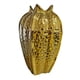 thumbnail image 3 of Jarrón de cerámica para flores, jarrón decorativo, arte nórdico, adorno organizador, maceta para flores Oro Talla L, 3 of 9