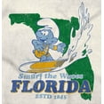 thumbnail image 2 of Florida FL Surf Beach Sunshine Smurf Men's Graphic T Shirt Tees Brisco Brands S, 2 of 6