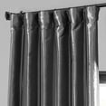thumbnail image 4 of Graphite Blackout Faux Silk Taffeta Curtain (1 Panel), Graphite, 50W X 84L, 4 of 10