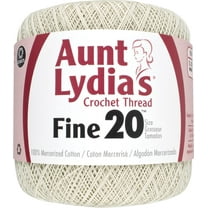 Aunt Lydia's Fine Crochet Thread Size 20-Natural