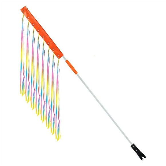 Bandera de Bicicleta Ajustable con Poste para Seguridad, Reflectante, Impermeable, Bandera de Advertencia para Movilidad, Triciclo, Go Kart, ATV
