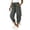 Grey, variant on Gtoiithly Women's Solid Cargo Jogger Pants - Loose Fit Casual Elastic Trousers with Drawstring Waist & Side Cargo Pockets Pink M