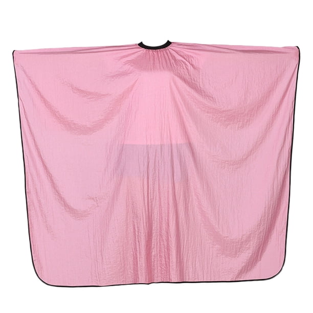 Exquisita capa de peluquería Práctica capa de corte de pelo Capa de corte de pelo Vestido de corte de pelo para hombres y mujeres (rosa)