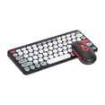 thumbnail image 4 of Ratón inalámbrico Hugo para teclado de computadora USB mini clic silencioso Negro, 4 of 8