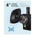 thumbnail image 2 of Subwoofer Wireless Bluetooth Speaker Colorful Light Portable Family Party Karaoke Machine with 2 Microphones Stereo, 2 of 8