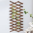thumbnail image 4 of Mosey Wooden Trellis Expandable Wall Decoration Climbing Air Plants Support Lattice Vertical Rack Hanging Frame Fence Garden Supplies, 4 of 7