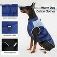 thumbnail image 3 of Duuclume Warm Dog Jacket - Dog Winter Coat Waterproof Winter Dog Jacket with Zipper, Reflective Dog Snow Jacket (Black, 5XL), 3 of 6