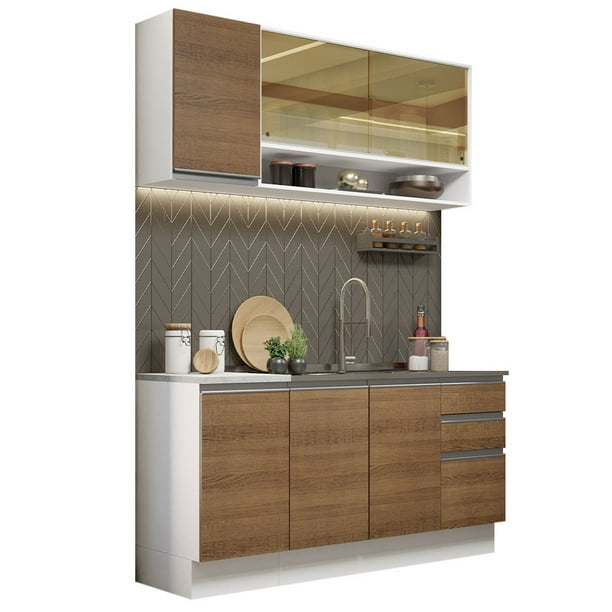 Cocina Integral Completa Modular Madesa Glamy Con Tarja BM