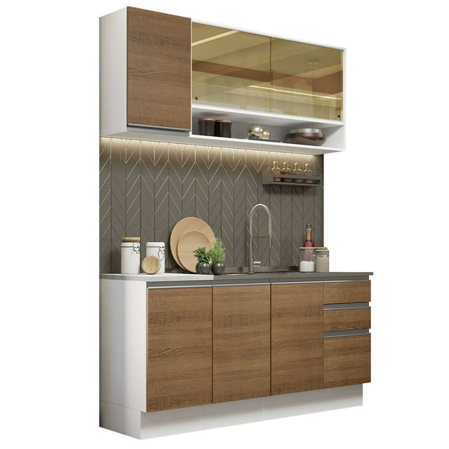 Cocina Integral Completa Modular Madesa Glamy Con Tarja BM