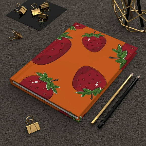 Big Juicy Strawberry Hardcover Matte Journal