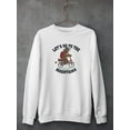 thumbnail image 3 of Go Mountains Bear On Bike Sweatshirt Women -Image by Shutterstock, Female Large, 3 of 4