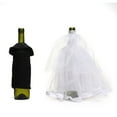 thumbnail image 3 of Housses de Bouteille de Vin de Cuisine Cadeau de Jour de Robe Décoration Costume Mini Vin Mariage Saint-Valentin Ensemble Table Mariage Smoking Jour Rouge Décoration Maison, Housses de Bouteille de Vin de Cuisine, 3 of 9