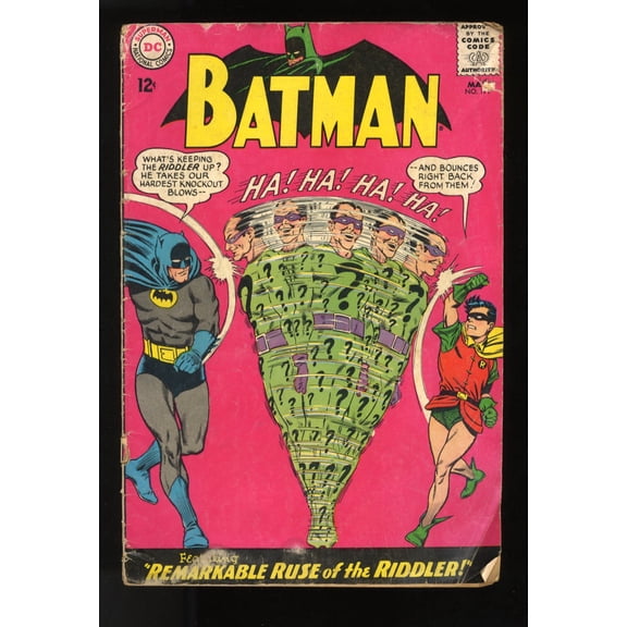 Batman #171 GD/VG 3.0 1st Silver Age Riddler Appearance! Comic Book