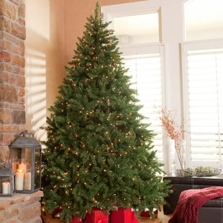 Classic Pine Full Pre Lit Christmas Tree Walmart Com