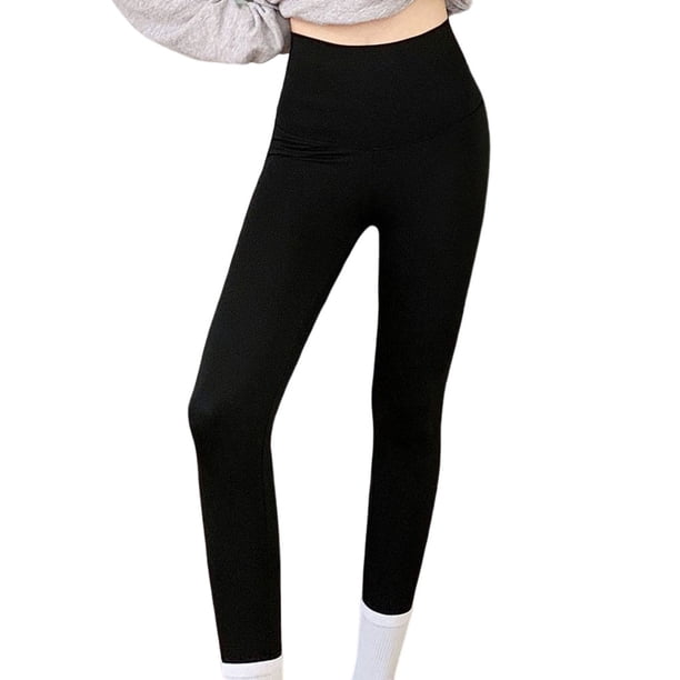 Jumpingount Correr Jogging Ciclismo Mujer Pantalones de cintura alta Verano Niñas Gimnasio en casa Fitness Pantalones deportivos Señoras Prendas para la parte inferior del cuerpo Negro METRO