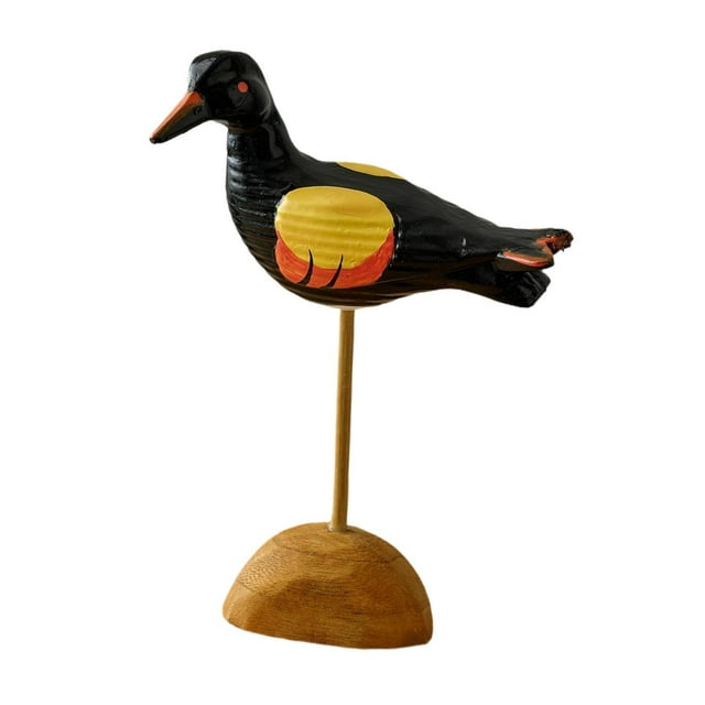 Figura de gaviota de madera, estatua de gaviota, adorno creativo, decoración costera de playa, mar Negro