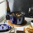 thumbnail image 6 of Staub Cast Iron Dutch Oven 5-qt Tall Cocotte, Made in France, Serves 5-6, Dark Blue, 6 of 9