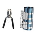 thumbnail image 3 of DYNWAVECA Piston Ring Compressor Tool Steel Car Engine Piston Ring Installer Removal 6inch, 3 of 9