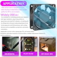 thumbnail image 5 of 1PCS EC Brushlee Fan 6025/8025/9225/12025/12038/12032 AC 110V 115V 120V 220V 240V Cooling Cooler Fan, 5 of 10