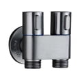 thumbnail image 1 of Fiudx Rociador de Bidé para Inodoro Gris, Construcción de Latón, Diseño a Prueba de Fugas, Presión de Agua Ajustable, Opciones de Montaje En Tanque y Pared, Usos Múltiples, Limpieza de Baño, Tamaño d, 1 of 1
