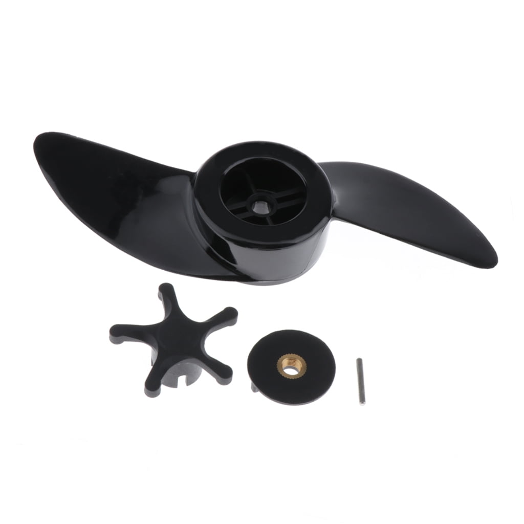 2-Fans Electric Trolling Motor Replacement Propeller for HAIBO T34 Boat 