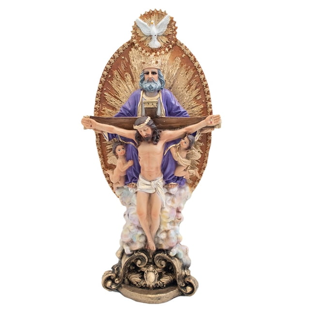 Santísima Trinidad 52 Cm. Union Familiar (Morado)
