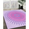 thumbnail image 2 of Ahgly Company Indoor Rectangle Patterned Blossom Pink Area Rugs, 8' x 10', 2 of 6