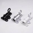 thumbnail image 4 of 2pcs/set Cabinet Pull Ring Spring Load Automatic Door Latch ring self Hasp Lock Silver, 4 of 7