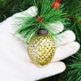 thumbnail image 4 of Adornos Navideños IndianShelf Vintage de Vidrio para Árbol de Navidad de 2 pulgadas, 4 of 9