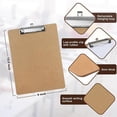 thumbnail image 3 of 10Pcs Wooden Board Clips Flat Folder Menu Holder Wooden Clipboard Splints for Office, Sch C2523, 3 of 7