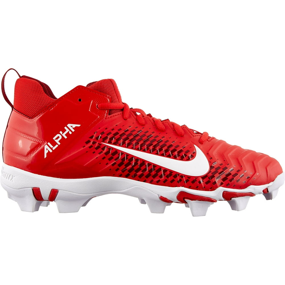 Nike Men's Alpha Menace Shark 2 Mid Football Cleats - Walmart.com ...