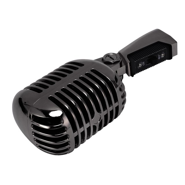 Stage Microphone Dynamic Cardioid Pickup Angle Adjustable Mic for Performance KTV, with Die Cast Shell, Soundproof Housing and Shock Mount Structure, for Live Recording