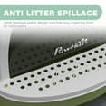 thumbnail image 5 of PawHut Cat Litter Box with Lid, Covered Kitty Litter Box with Scoop, Carbon Filter for Odor Control, Privacy, Easy to Clean, Green, 5 of 9