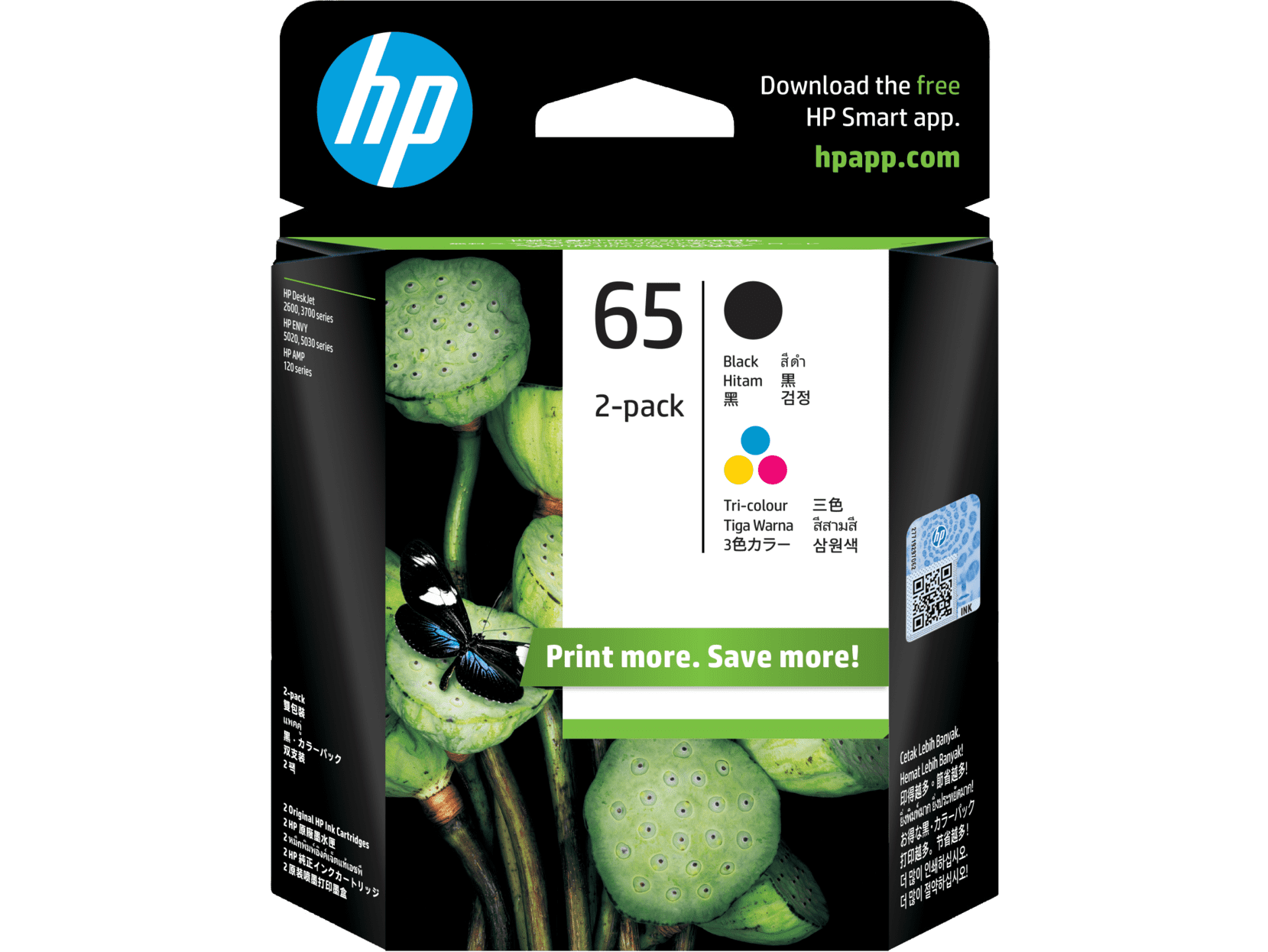 HP 65 Tri-color Original Ink Cartridge for Color Photos and