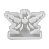 WMGHA Silicone Mold Kit for Christmas Candle Holders & Plaster Casting, DIY Craft Molds for Tea Light Houses & Winter Holiday Decor, Flexible Reusable Molds for Resin, Soap, & Concrete Projects