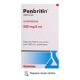 thumbnail image 1 of Penbritin Ampicilina 500 mg / 5 ml suspensión 100 ml, 1 of 2