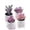 Green, variant on Fake Succulent Plant Set - Artificial Succulent Plants for Desk Decor - Realistic Faux Succulents in Pots – Small Fake Plant for Shelf Decor – Green Plant Decor 4 Pack A