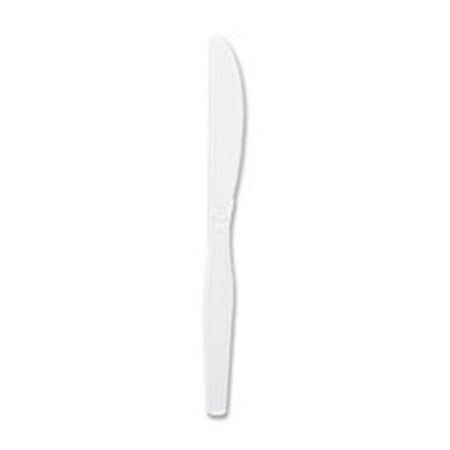 Polystyrene Heavy White Knife - Polystyrene Knife- Heavy-Medium Weight- White