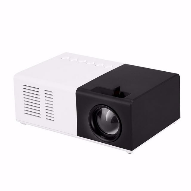 EGNMCR Projector New 1080P Home Cinema USB HDMI AV Mini Portable HD LED Projector Mini Projector