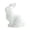 White, variant on UYUH Ceramic White Rabbit Bunny Figurines, Porcelain Easter Bunny Decorations for Home Shelf and Tabletop, Spring Decoration, Ceramic Rabbit Statue and Gift