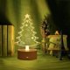 thumbnail image 5 of Los regalos de vacaciones llevaron las pequeñas luces de la noche del dormitorio USB 3D de la historieta de las pequeñas luces de la noche, 5 of 6